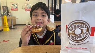 Enjoying Donuts at Shipley Donuts donuts shipley houston [upl. by Lombardi]