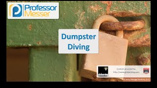 Dumpster Diving  CompTIA Security SY0401 33 [upl. by Ursal292]