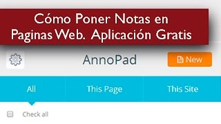 Cómo Poner Notas en Paginas Web Aplicación Gratis [upl. by Notlem]