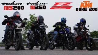 Pulsar Ns200 Bs6 Vs R15 V3 Bs6 Race  Top end [upl. by Seely]