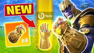 Fortnite  How To Become Thanos Every Game Infinity Gauntlet Gameplay [upl. by Hillary]