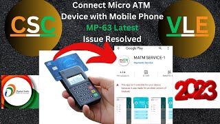 How to connect a Micro ATM device to the Digipay Lite app and with a Smartphone digipayupdate atm [upl. by Airtened]