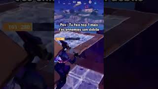 Tu fais top 1 mais t’es ennemies son debile fortnite clips humor humor postparty [upl. by Colville]