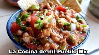 COMO HACER el MEJOR CEVICHE de SOYA LA COCINA DE MI PUEBLO MX [upl. by Okin]