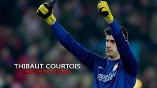 Thibaut Courtois  Best Saves  ATLETICO MADRID 20132014 HD [upl. by Esnohpla44]