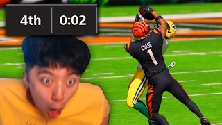 The CRAZIEST ENDING IVE EVER WITNESSED The Franchise Wheel 4  Madden 22 Gameplay [upl. by Otrevogir671]