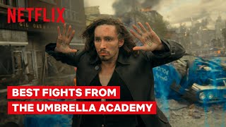 10 Best Fights from The Umbrella Academy  Netflix Geeked [upl. by Ennairac]