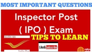 Post office saving bank manual volume 1 important questions for ipo exam gds to pa exam lgo exam [upl. by Esilenna643]