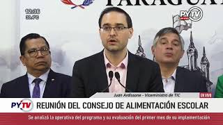 EN VIVO  El CONAE se reunió con el presidente Santiago Peña [upl. by Karlise]