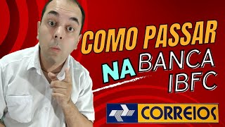 Como Passar Nas Provas Da Banca IBFC 2024 CONCURSO CORREIOS e MGS [upl. by Mehsah]