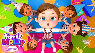 Fiesta de Cumpleaños Canción Alegre 🎂🍰Rimas y canciones infantiles  Canciones infantiles  Molly 1 [upl. by Frantz783]