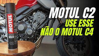 MOTUL C2 É O MELHOR LUBRIFICANTE PARA CORRENTE DA MOTUL [upl. by Ttezil]