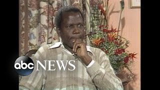 Sidney Poitier reflects on lessons from childhood l ABC News [upl. by Llennoj]