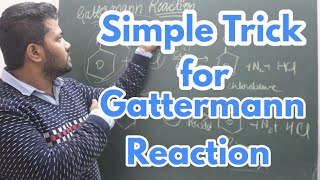 GATTERMANN REACTION  HALOALKANES AND HALOARENES  ORGANIC CHEMISTRY TRICKS  Bharat Panchal Sir [upl. by Sirroned]