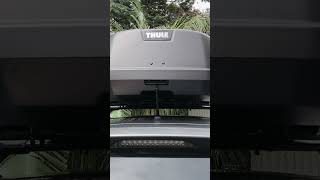 THULE ROOF BOX  THULE FORCE XT  MITSUBISHI ASX  RVR  OUTLANDER SPORT [upl. by Nahn636]