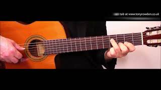 Labelled with Love  Squeeze fingerstyle guitar solo  link to TAB in description [upl. by Doowle]