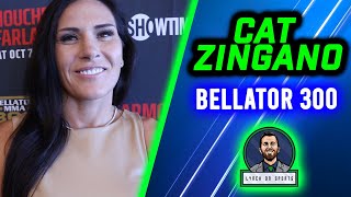 Cat Zingano on Bellator 145lb title fight vs Cris Cyborg on Saturday [upl. by Notfol]