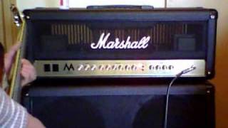 Marshall MA100H ECC803S GT12AX7R3 EL34B part1 [upl. by Louanna533]