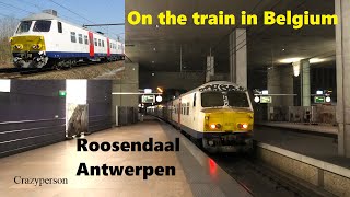 NMBS Trein Roosendaal  Antwerpen Centraal Treinen in België [upl. by Othello]