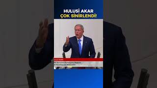 Hulusi Akar çok sinirlendi kürsüye vurdu [upl. by Weisman]