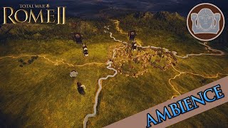 Total War Rome II  The Marcomanni  Ambience  ASMR  Studying  Sleeping [upl. by Kroll727]