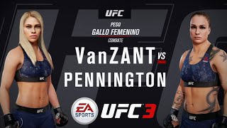 VanZANT vs Pennington  UFC 3 [upl. by Lihp]