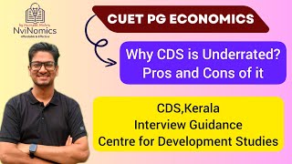 CUET PG ECONOMICS CDS Interview Guidance Centre for Development Studies 👉 Placement amp ResearchJNU [upl. by Lavinia283]