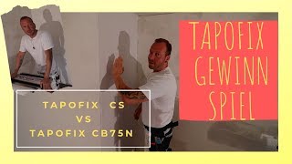 Tapofix CB75N  Erste Tapetenbahn kleben  Tapofix CS  Gewinnspiel [upl. by Thea]