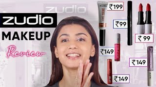 Zudio Makeup 😱 All 17 Products at Just Rs 2000  HONEST Makeup Review amp Tutorial  Sush Dazzles [upl. by Dorthea]