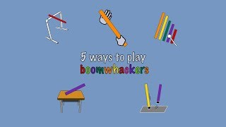 Five ways to play boomwhackers [upl. by Jeuz598]