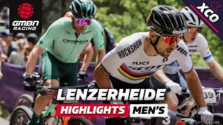 Lenzerheide Elite Mens Cross Country  XCO Highlights [upl. by Emmaline]