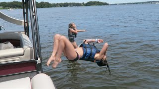 Gymnastics On A Boat WK 2874  Bratayley [upl. by Nahtnahoj]