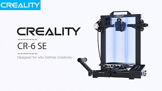 Creality CR6 SE Innovative BL Touch Auto Leveling Tech（Large Screen Version） [upl. by Summers]