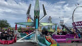 Sizzler Carnival Ride 2021 at Frazier Shows Gallup NM [upl. by Eylrac]