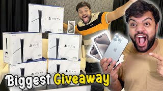 7 Million Subscriber Ka Waada Poora Kar Diya 🥳  iPhones And PS5 Giveaway 🔥 [upl. by Ynot]