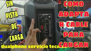 SOLUCION DE CARGA Y ADAPTCION DE CABLE PARLANTE TIPO BAZUKA [upl. by Haggar]