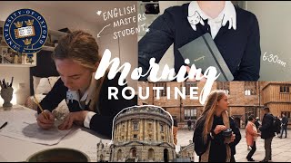 630am Oxford Student Morning Routine [upl. by Eerised]