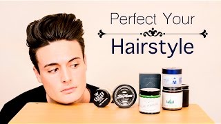 Mens Hairstyling  Choosing the BEST Product for Your Hairstyle [upl. by Ttcos97]