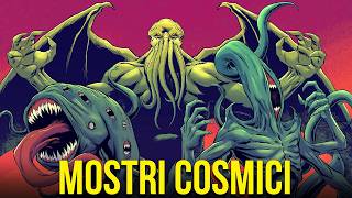 8 Mostri Cosmici e Divinità BRUTALI del Mito di Cthulhu  Le Creature Cosmiche di HP Lovecraft [upl. by Medorra361]