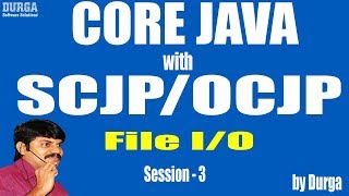 Core Java With OCJPSCJP File IO Part3FileReaderimportent methodsBufferedwriter [upl. by Nnylarac]