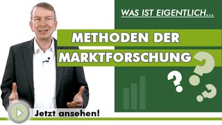 METHODEN DER MARKTFORSCHUNG  Was ist eigentlich [upl. by Kroo]