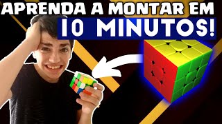 Como RESOLVER o Cubo Mágico EM 10 MINUTOS [upl. by Tsuda]