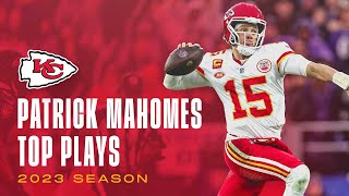 Patrick Mahomes Top Plays of the 2023 NFL Season  Kansas City Chiefs [upl. by Eldreeda]