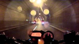 nice amp loud Ride durch den Lübecker Herrentunnel  mit Yamaha XJ6 Diversion F Nuda900 amp FJR1300 [upl. by Htezil768]