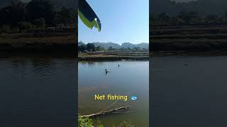 Net fishing in fishery farm 🐟 biritapak shorts short netfishing fishing fishingtips fish [upl. by Madox]