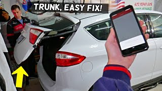 WHY TRUNK LIFTGATE DOES NOT OPEN OR CLOSE RIGHT AFTER BATTERY REPLACEMENT [upl. by Woods]