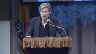 2014 Judith Butler Speaking of Rage and Grief [upl. by Htesil]