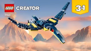 LEGO instructions  Creator  77941  Mighty Dinosaurs Book 3 [upl. by Atlante59]