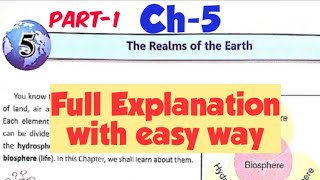 The Realms of the Earth DAV Class6 Sst Full ExplanationADARSH 999 [upl. by Ellicul]