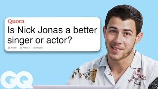 Nick Jonas Replies to Fans on the Internet  Actually Me  GQ [upl. by Deery]